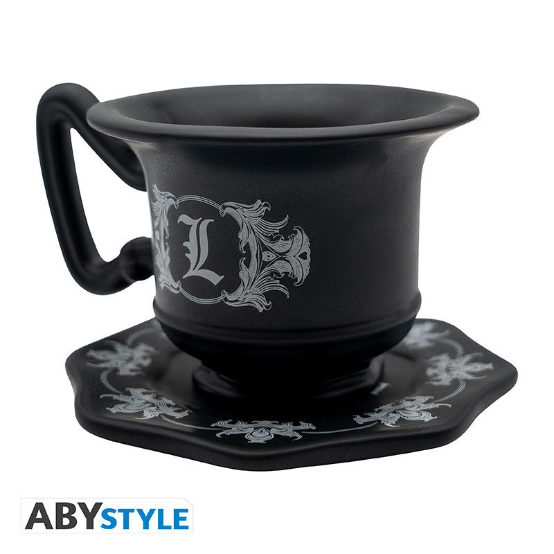 DEATH NOTE - Mug 3D con Piattino L's Cup ABYstyle