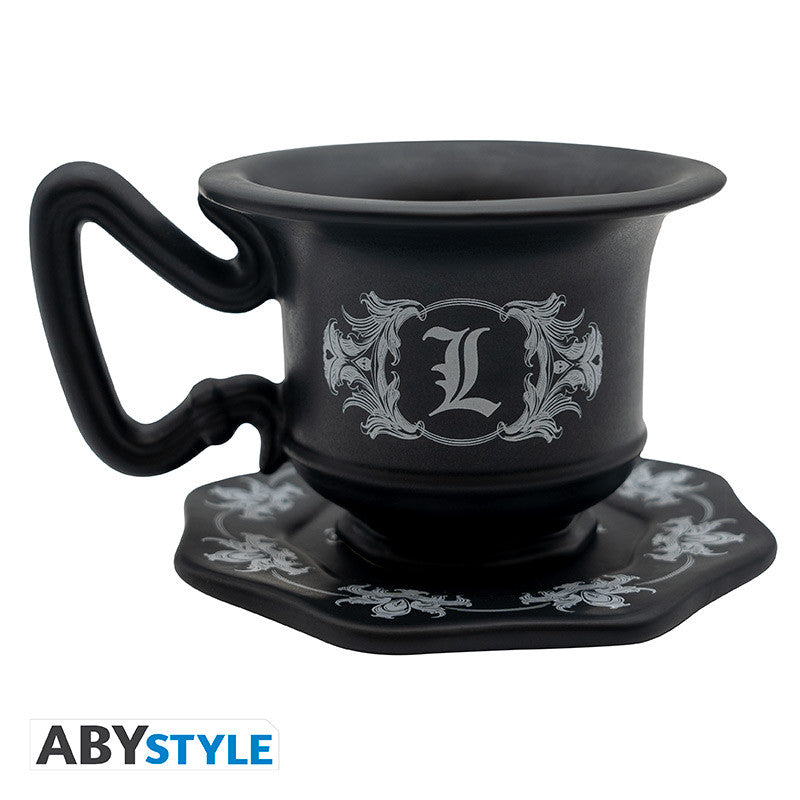 DEATH NOTE - Mug 3D con Piattino L's Cup ABYstyle