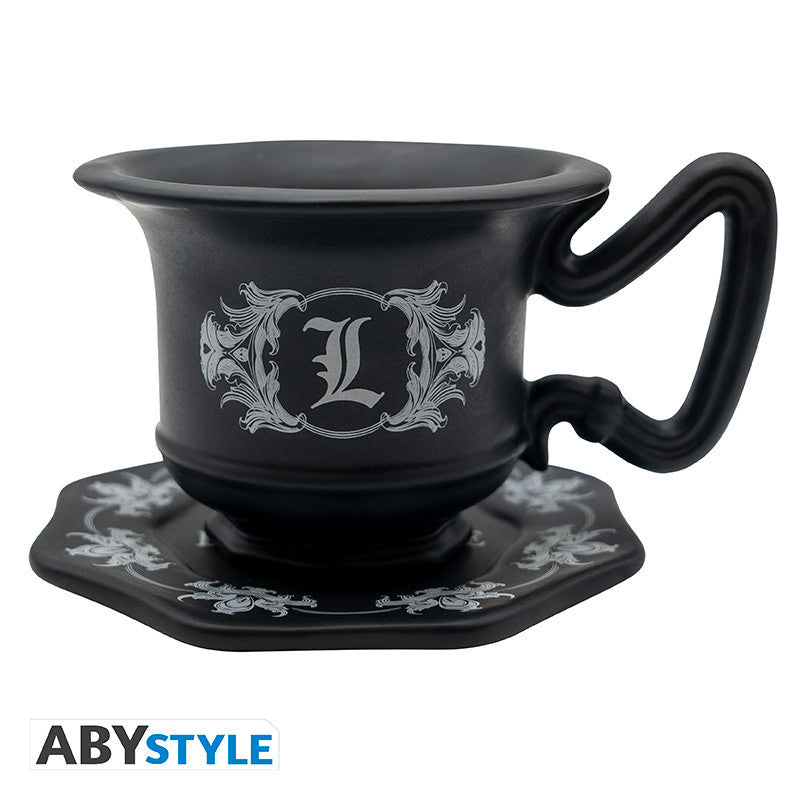 DEATH NOTE - Mug 3D con Piattino L's Cup ABYstyle