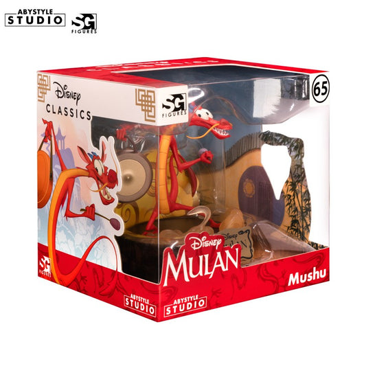 ABYFIG065 - DISNEY: MULAN - SUPER FIGURE STATUA COLLECTION - MUSHU - STATUA 11 CM