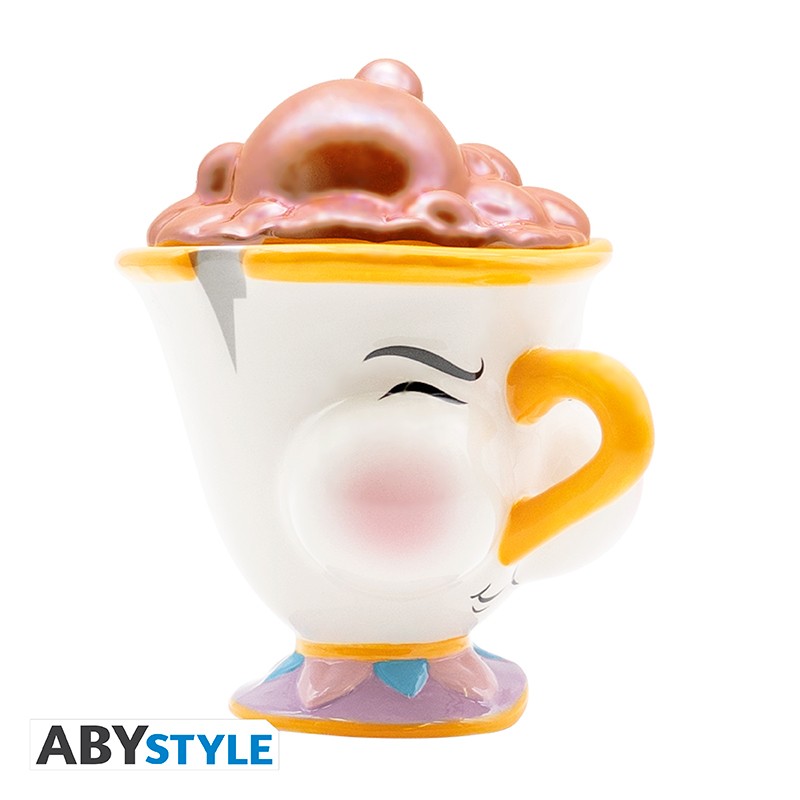 ABYMUGA216 - DISNEY: THE BEAUTY AND THE BEAST - TAZZA 3D - CHIP WITH BUBBLES