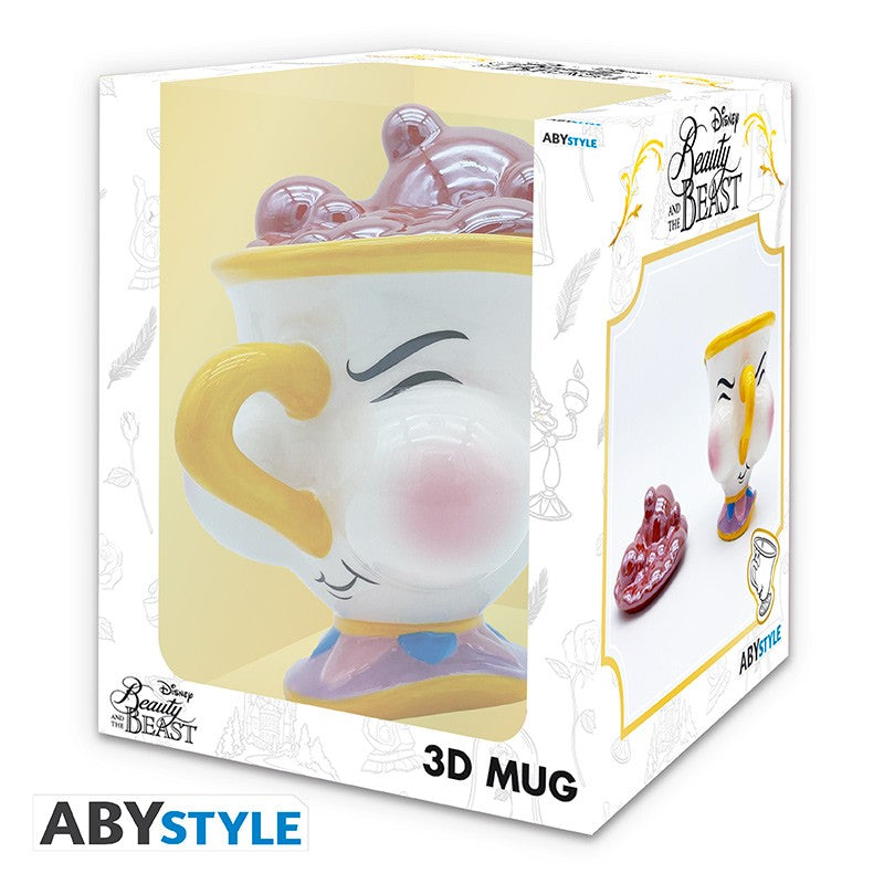 ABYMUGA216 - DISNEY: THE BEAUTY AND THE BEAST - TAZZA 3D - CHIP WITH BUBBLES