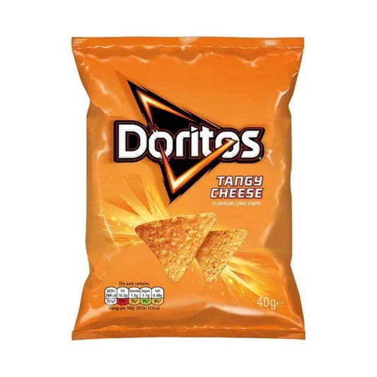 Doritos Tangy Cheese, nachos al formaggio piccante da 40g