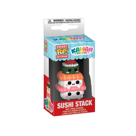 SUSHI STACK - KAWAII POCKET POP KEYCHAIN - PORTACHIAVI SUSHI