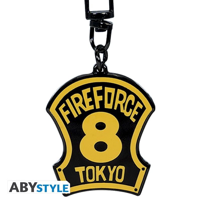 ABYKEY533 - FIRE FORCE - PORTACHIAVI - EMBLEM COMPANY