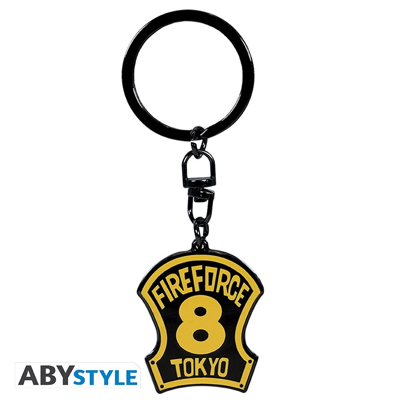 ABYKEY533 - FIRE FORCE - PORTACHIAVI - EMBLEM COMPANY