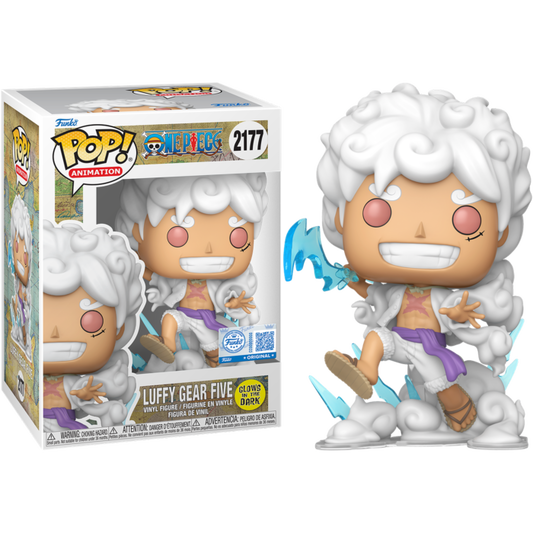One Piece Funko POP! Vinyl Figure 2177 Luffy Gear Five 9 cm - SPECIAL EDITION - GLOWS IN THE DARK