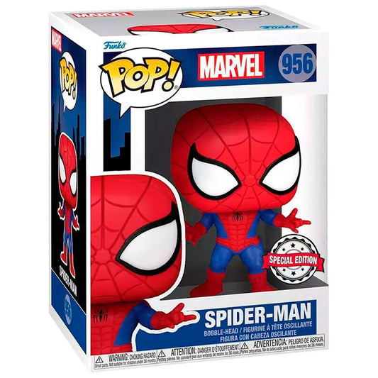 Marvel Animated Spider-man Funko POP! Heroes Vinyl Figure 956 Spider-man 9 cm - SPECIAL EDITION