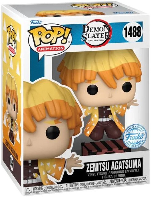 Demon Slayer Funko POP! Animation Vinyl Figure 1488 Zenitsu Agatsuma 9 cm - special edition -