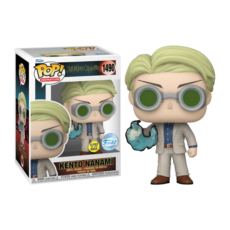 Jujutsu Kaisen Funko POP! Animation Vinyl Figure 1490 Kento Nanami 9 cm - GLOWS IN THE DARK SPECIAL EDITION