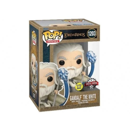 Lord of the Rings Funko POP! Movies Vinyl Figure 1203 Gandalf the White 9 cm - SPECIAL EDITION - GLOWS IN THE DARK