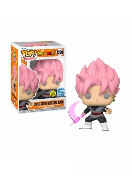 Dragon Ball Super FUNKO POP! Animation Vinyl Figure 1279  Super Saiyan Rosè Goku Black 9 cm - SPECIAL EDITION Glows in the dark