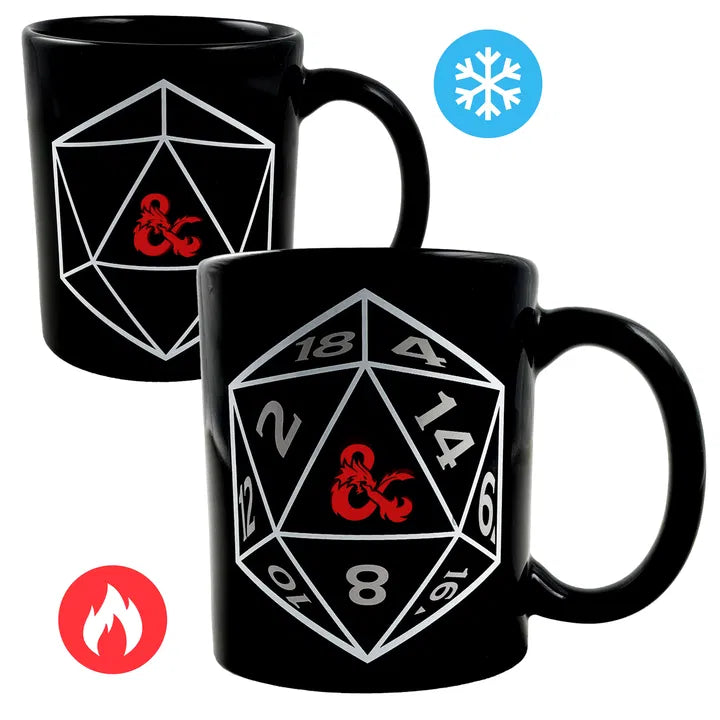 Dungeons & Dragons Heat Change Mug Magic Tazza Cambiacolore