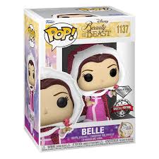 Beauty and the Beast Funko POP! Movies Vinyl Figure 1137 Winter Belle Diamond Collection 9 cm