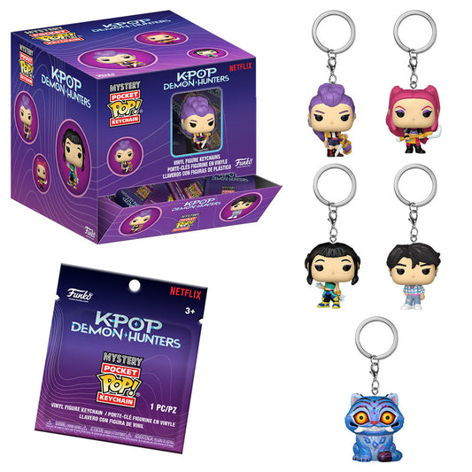 Funko Mystery Pocket POP! Keychain K-Pop Demon Hunters S1 – Blind Box 4 cm