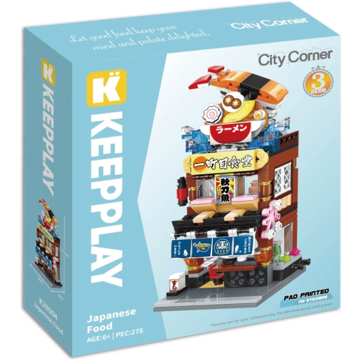 Keeppley City Corner – Ristorante Sushi KP28004 | Set Mattoncini da Costruzione