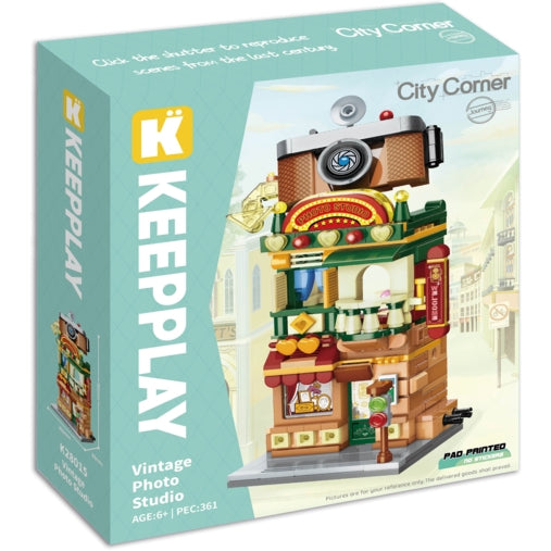 CITY COORNER - STUDIO DI FOTOGRAFIA VINTAGE - MATTONCINI - KP28015