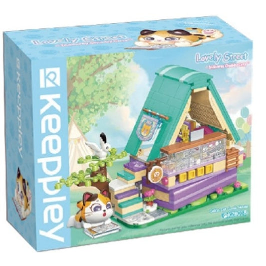 LOVELY STREET - INDOORSY CHUBBY CATS - MATTONCINI - CALICO CAT COMIC HOUSE KP28018