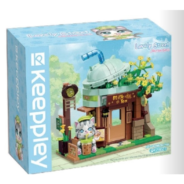 LOVELY STREET - GLUTTON CAT - MATTONCINI - ASH CAT MILK TEA SHOP KP28021