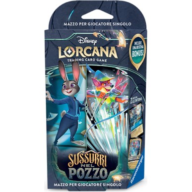 LORCANA - STARTER DECKS - MAZZO ACCIAIO/ZAFFIRO - JUDY HOPPS / ROBIN HOOD