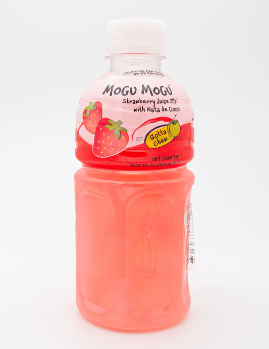 MOGU MOGU Acqua di Fragola con Pezzi di Cocco 320ml
