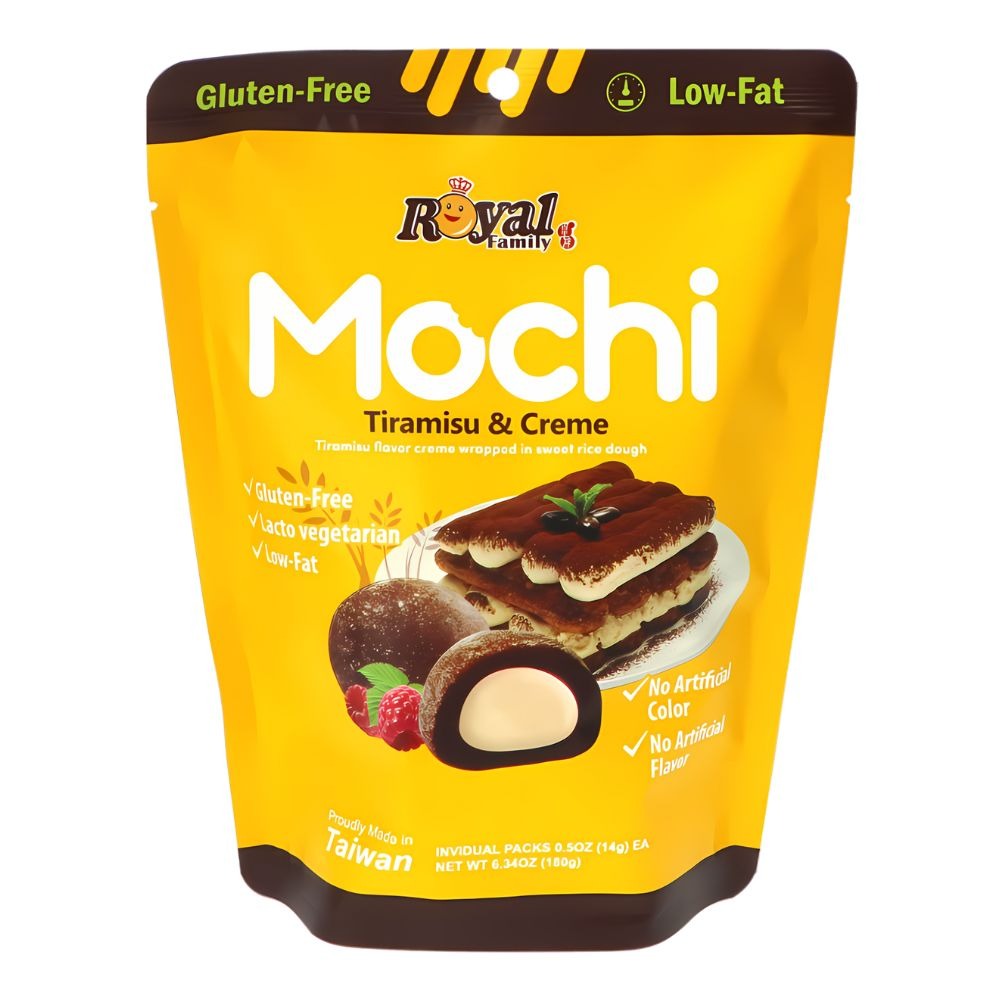 Mochi dolcetti di riso giapponese con ripieno di tiramisù 180 g 12 pezzi