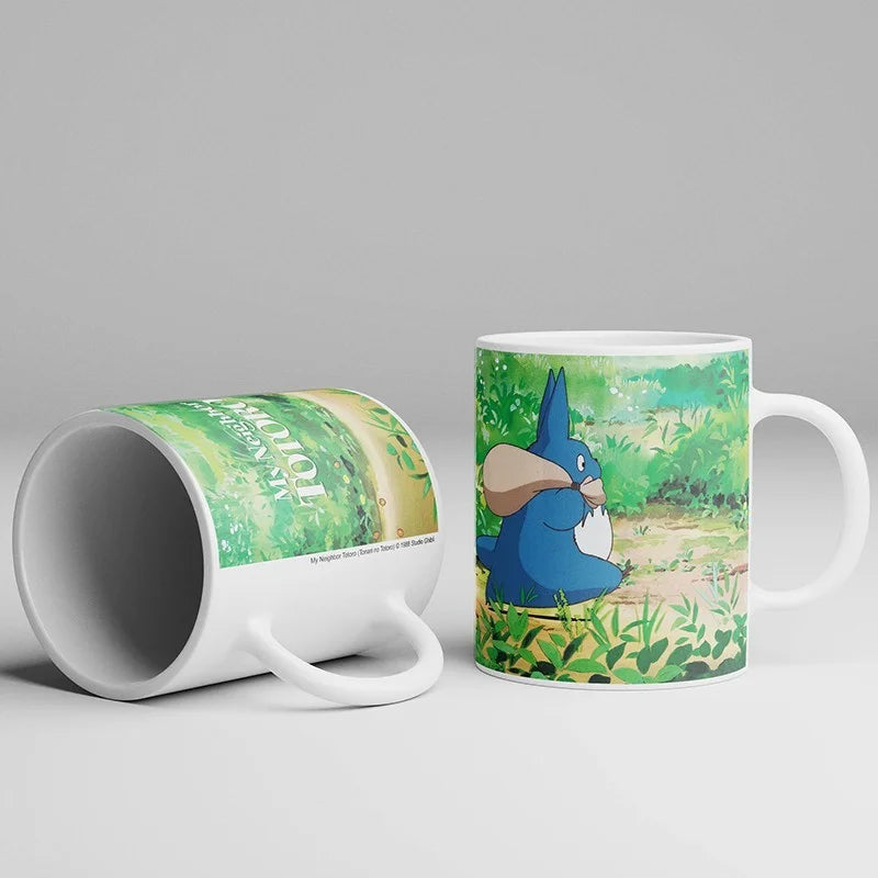 Studio Ghibli Mug Tazza Totoro White and Blue