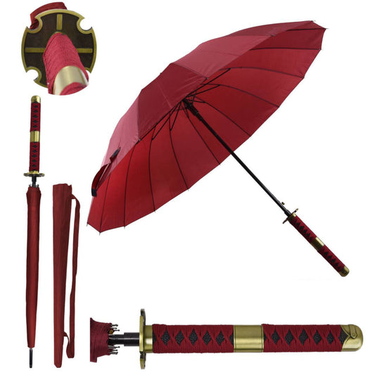 Ombrello Katana – Impugnatura Ispirata a Sandai Kitetsu | 98 cm