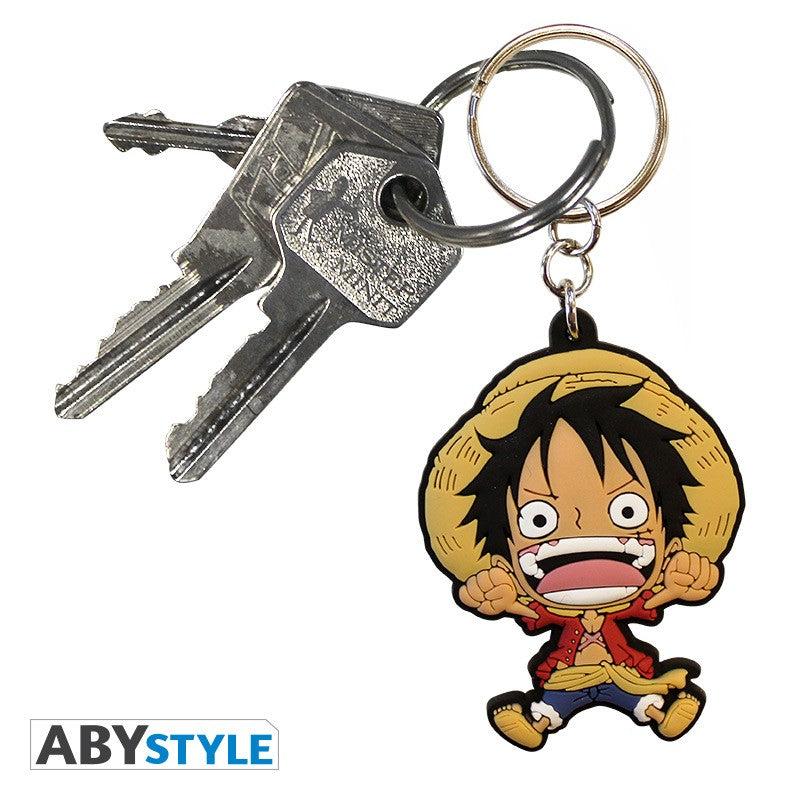 ABYKEY037 - ONE PIECE - Keychain PVC "Luffy SD"