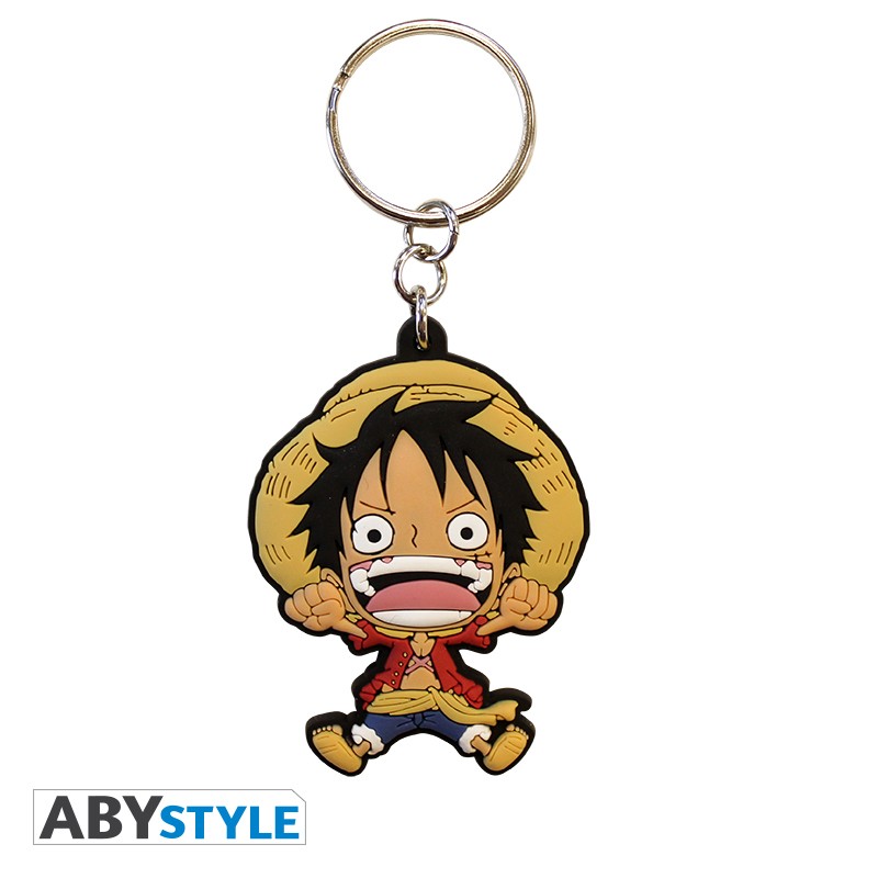 ABYKEY037 - ONE PIECE - Keychain PVC "Luffy SD"