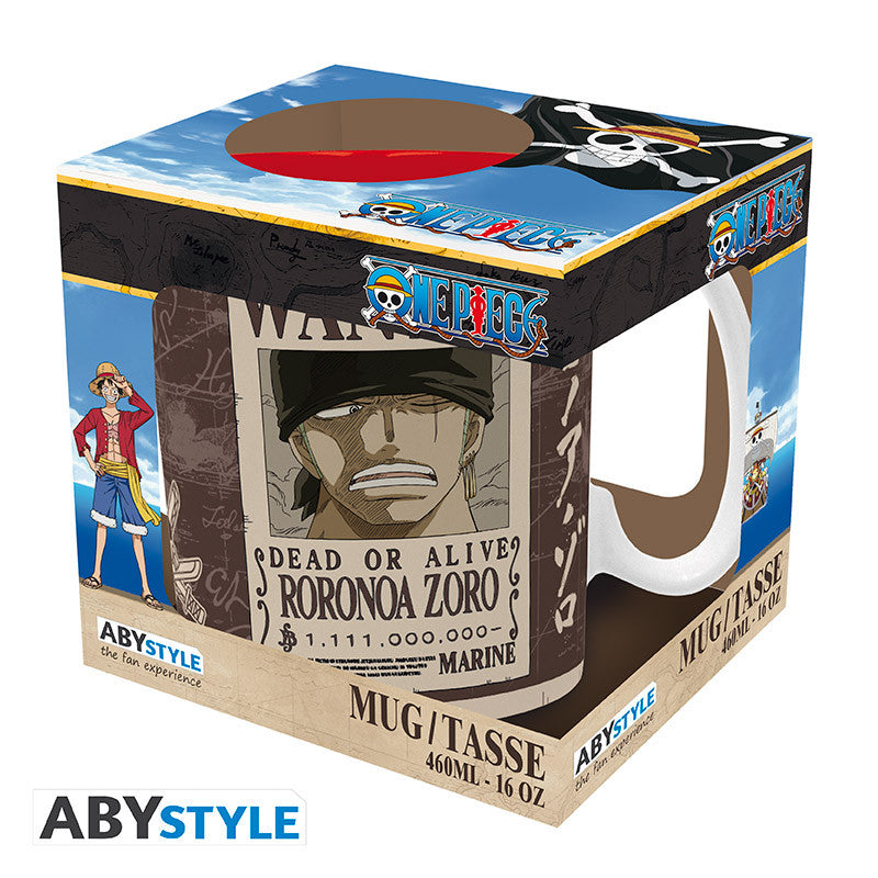 ABYMUGA582 - ONE PIECE - TAZZA 460ML - WANTED ZORO