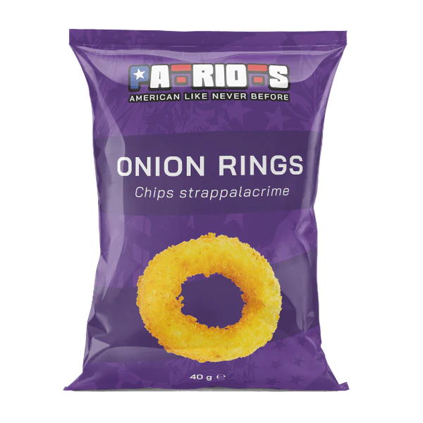 Patriots Onion Rings patatine cipolla 40gr
