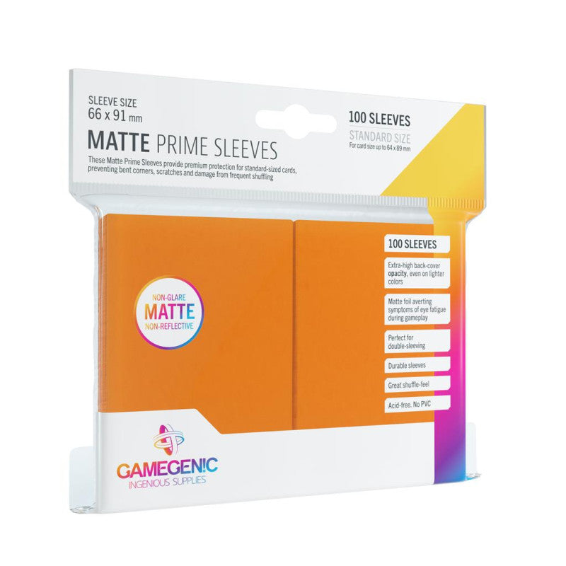 Matte Prime Sleeves Orange (100)