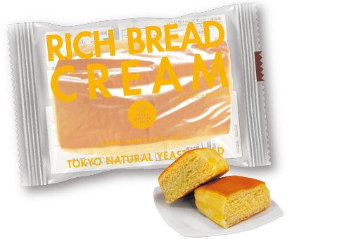 JAPANESE BREAD - PANE GIAPPONESE DOLCE CON CREMA - RICH BREAD CREAM