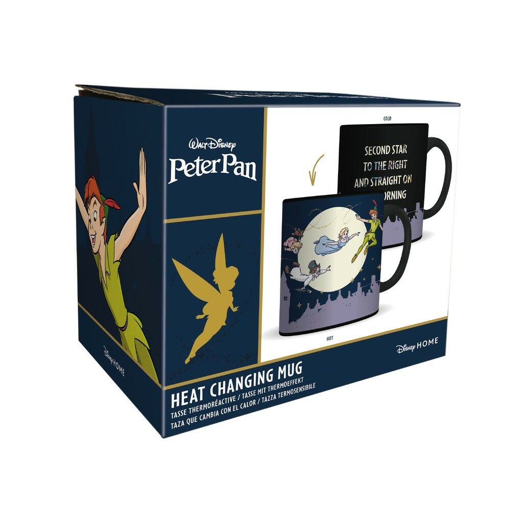 MUGBDC57 - DISNEY - PETER PAN - HEAT CHANGE MUG (BOXED) 310M