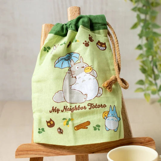 String pouch Totoro & Catbus - My Neighbor Totoro