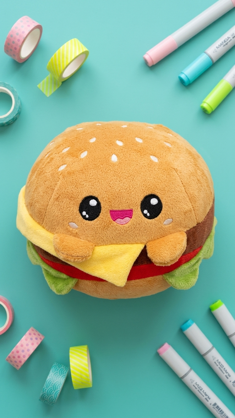 Yummis Plush Figure Burger 20 cm
