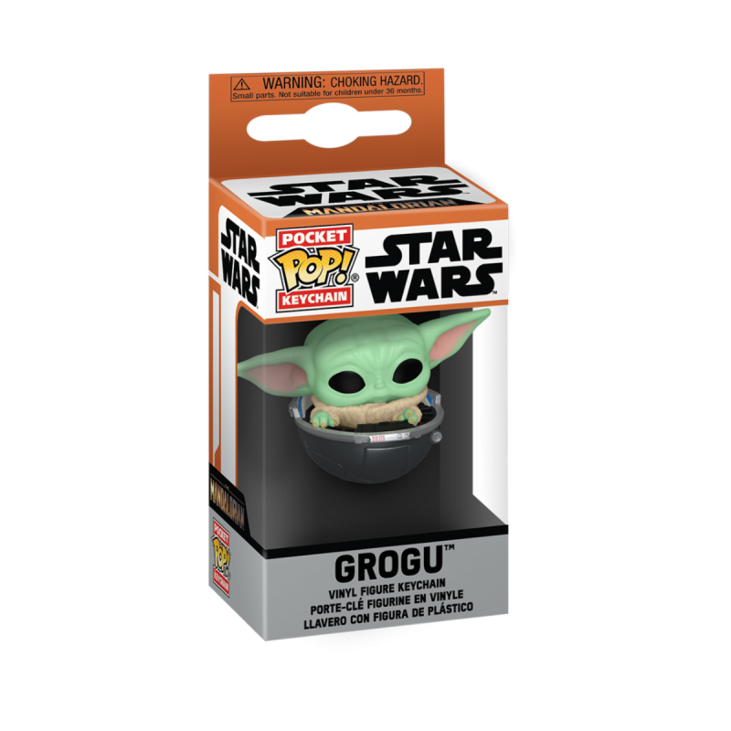 STAR WARS -  POP FUNKO VINYL KEYCHAIN GROGU W/CUP 4CM (copia)