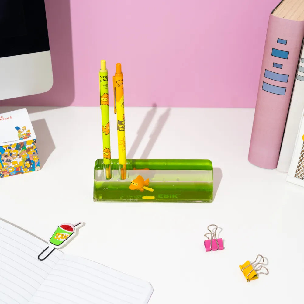 Simpsons Blinky Fish Pen Holder – Portapenne Acrilico I Simpsons Blinky il Pesce a Tre Occhi