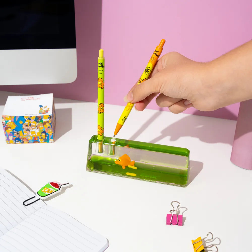 Simpsons Blinky Fish Pen Holder – Portapenne Acrilico I Simpsons Blinky il Pesce a Tre Occhi