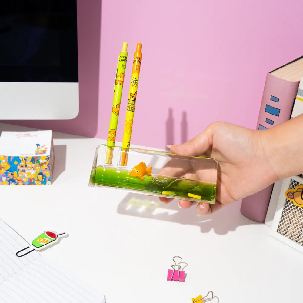 Simpsons Blinky Fish Pen Holder – Portapenne Acrilico I Simpsons Blinky il Pesce a Tre Occhi