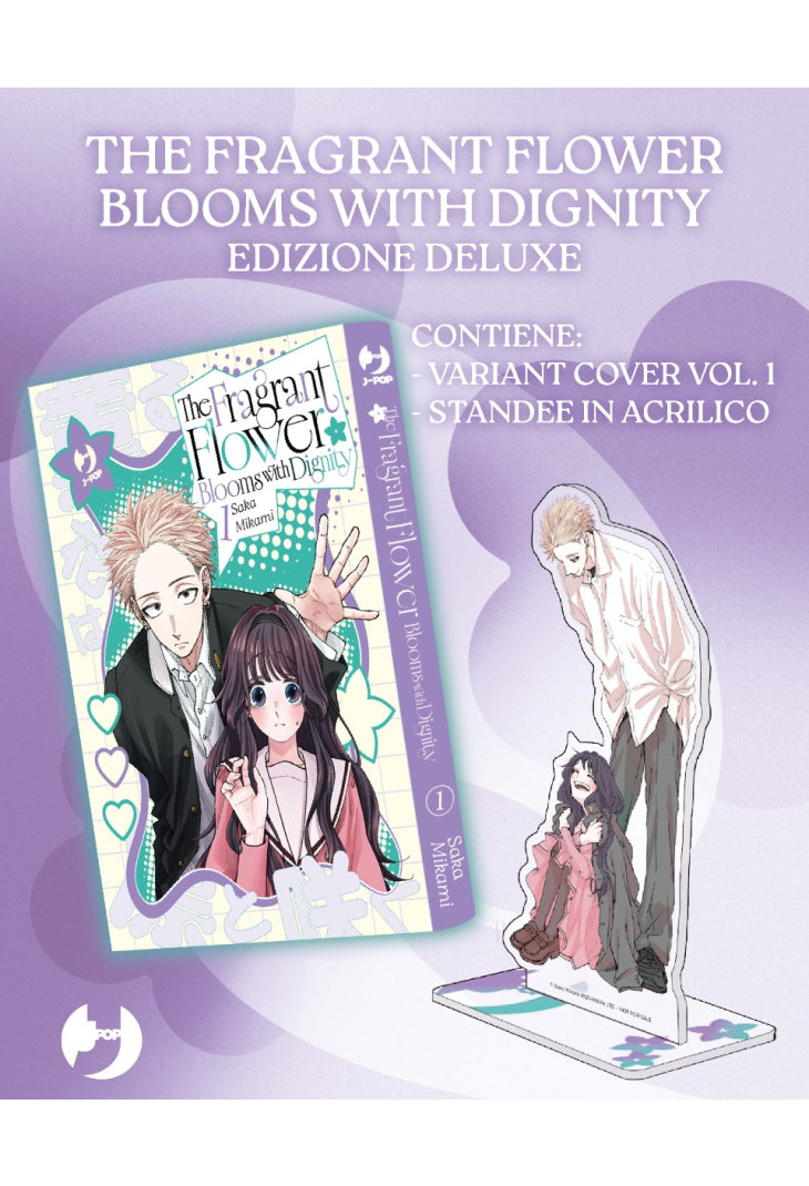 THE FRAGRANT FLOWER BLOOMS WITH DIGNITY 1 VOL. 1 VARIANT COVER CON STANDEE IN ACRILICO