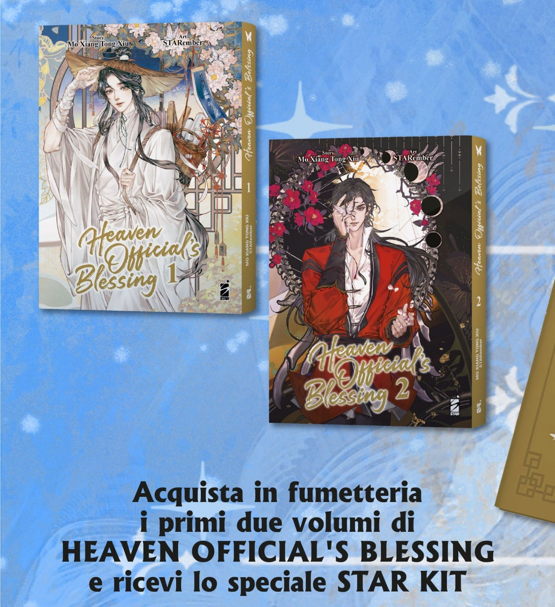 HEAVEN OFFICIAL’S BLESSING VOL.1 E VOL.2 con SPECIAL KIT