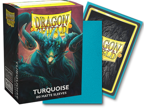 DRAGON SHIELD 100 BUSTINE STANDARD - TURQUOISE