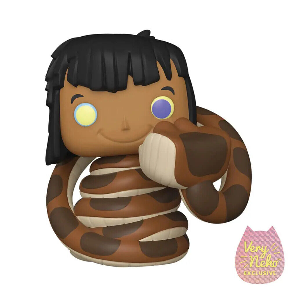 The Jungle Book Funko POP! Disney Vinyl Figure 987 Mowgli with Kaa 9 cm