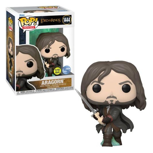 Lord of the Rings Funko POP! Movies Vinyl Figure 1444 Aragorn 9 cm - EXLUSIVE - GLOWS IN THE DARK