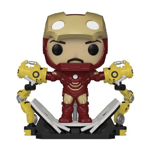 Iron Man 2 Funko POP! Movies Vinyl Figure 905 Iron man with gantry - GLOWS IN THE DARK - PX PREVIEWS EXCLUSIVE