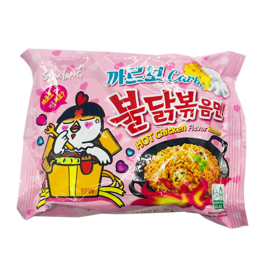 Samyang Buldak Instant Noodles alla Carbonara Hot Flavour Ramen 130gr