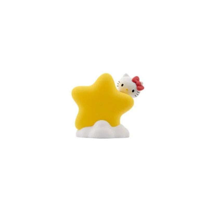 Sanrio Hello Kitty Bedside Lucina Stella Light Star Light Series Mini Figures Hello Kitty and Friends 8 cm