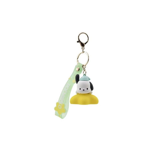 Sanrio Light-Up Star Series Portachiavi Lucina Keychain with Hand Strap Hello Kitty and Friends - POCHACCO